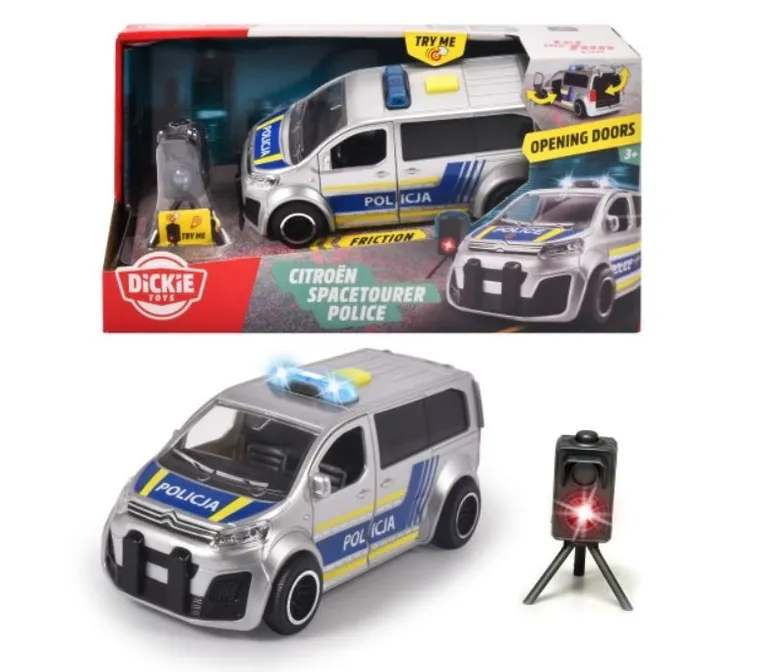 Dickie SOS Citroen policja kontrola prędkości